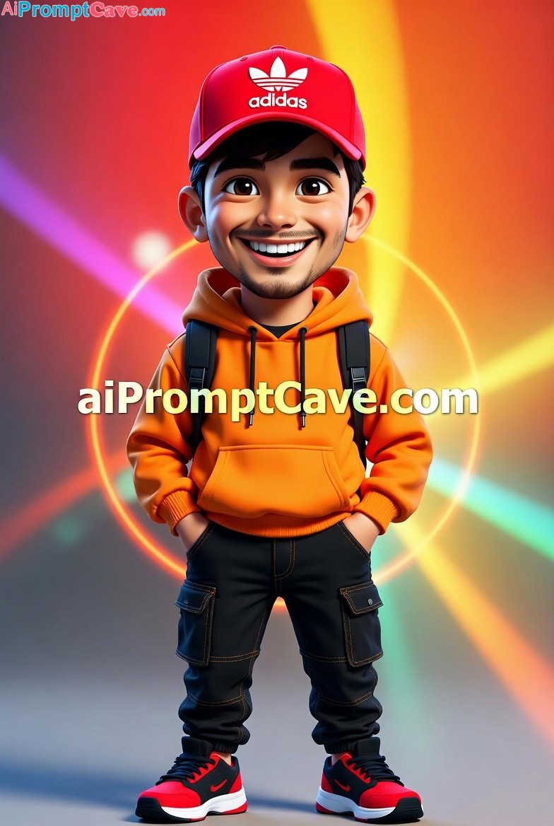 A Vibrant 3D Rendering of A Cheerful, Super-Realistic Cartoon Character – Free Ai Image Prompt A Vibrant 3D Rendering of A Cheerful, Super-Realistic Cartoon Character - Free Ai Image Prompt