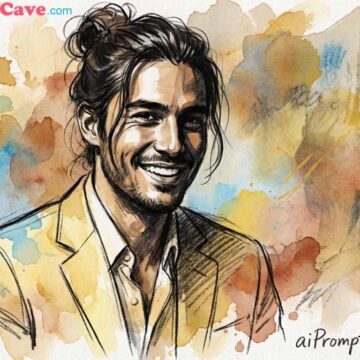 Brushwork with Realistic Watercolor on wet paper - Free Ai Prompt - aiPromptCave