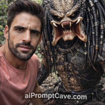 Jungle Selfie with A Monster - Free Ai Image Prompt