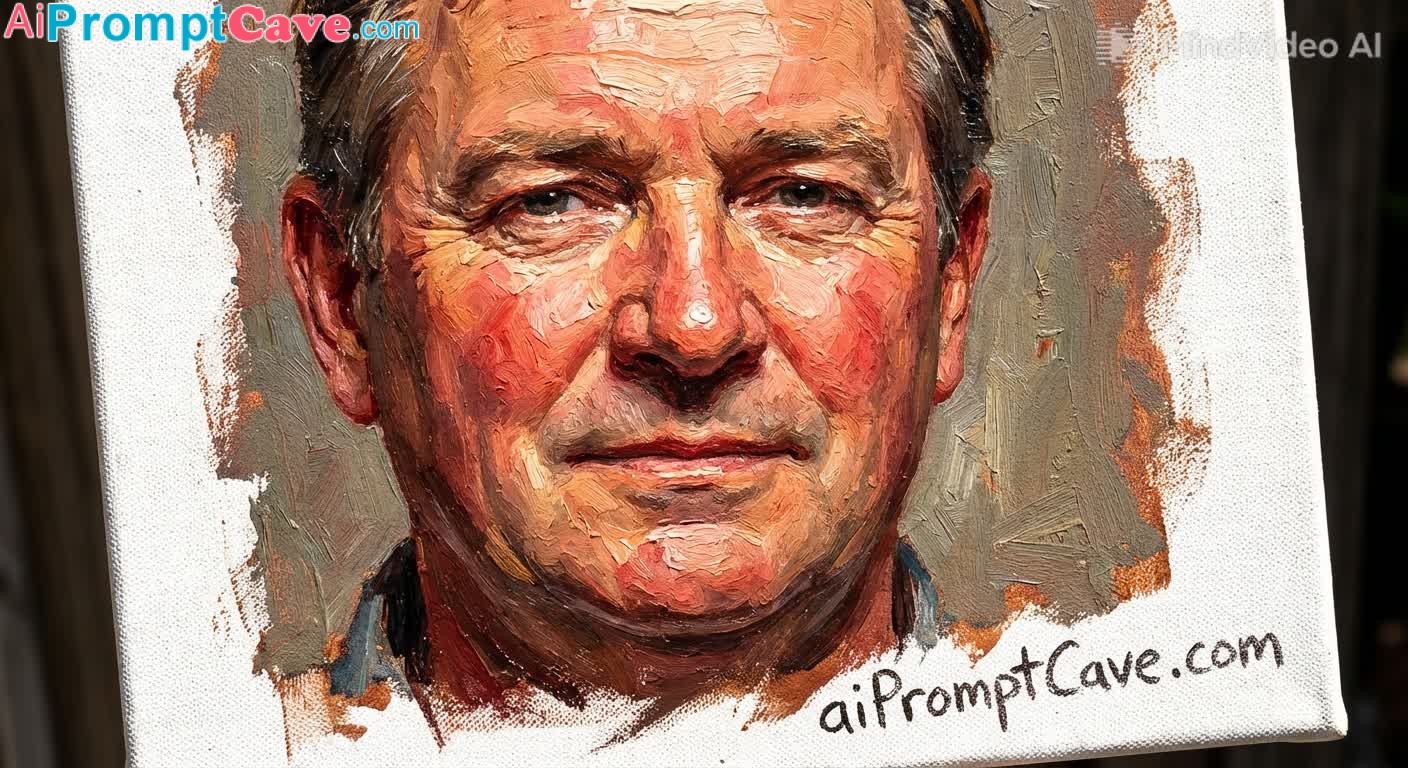Oil Painting Your Profile Picture - Free Ai Image Prompt