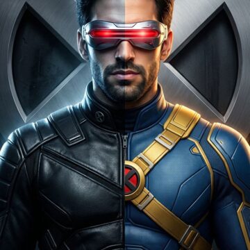 Be in a Cinematic X-Men Hero Poster – Cyclops Then vs Now Movie Style - Free Ai Prompt