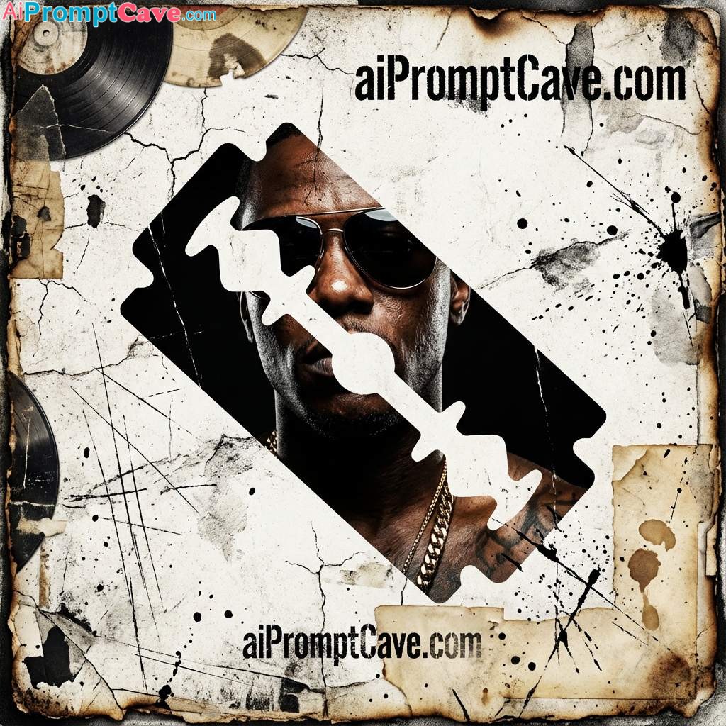 Convert Your Photo into Bold Diagonal Razor Blade Silhouette - Free Ai Prompt Library