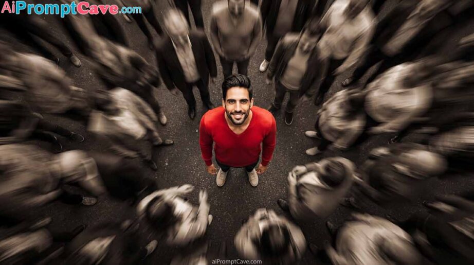 How Create a Movie Poster of yourself with Blur Effect - Free Ai Prompt Library Radial Motion Blur Portrait