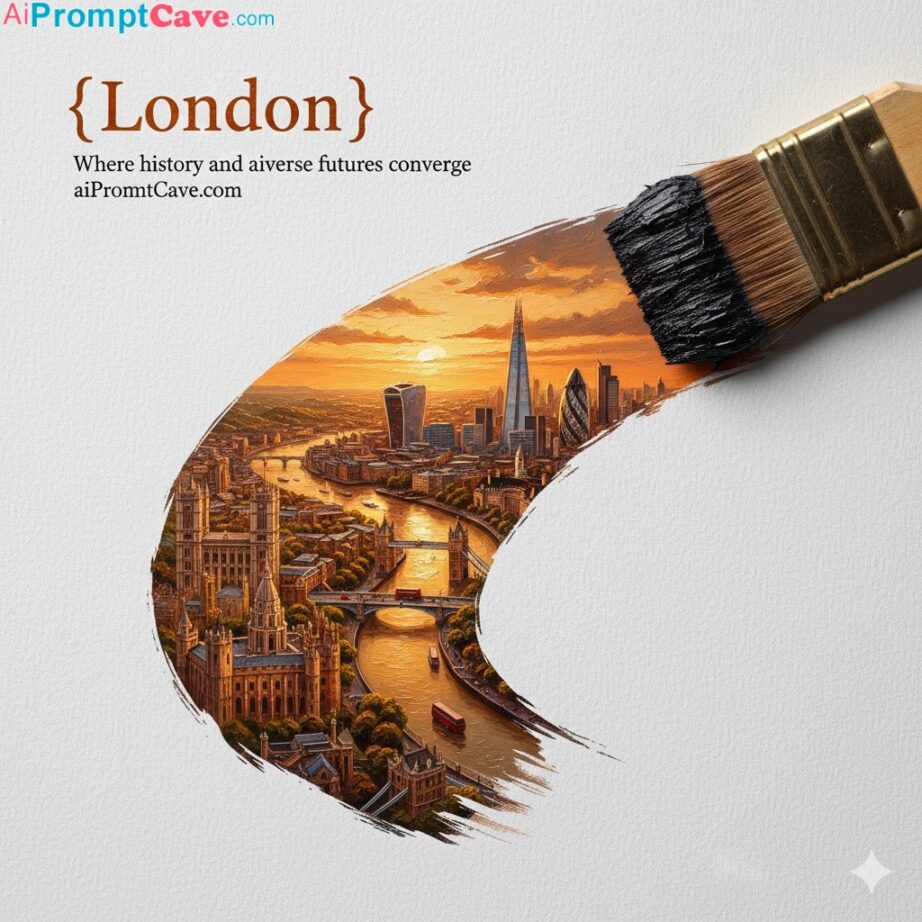 How to Create a Hyper-Realistic London Brush Stroke Poster – Cinematic Miniature Cityscape – Free Ai Prompt How to Create a Hyper-Realistic London Brush Stroke Poster – Cinematic Miniature Cityscape - Free Ai Prompt