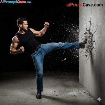 How to Make a photo of Me While Breaking the Wall - Free Ai Prompt