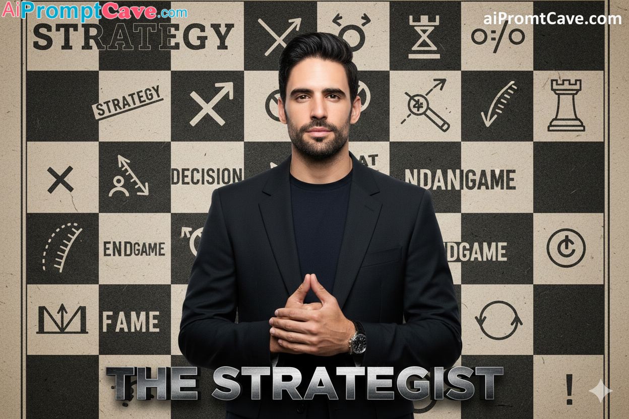 How to Make a photo of you as a Chess Master Strategist - Free Ai Prompt