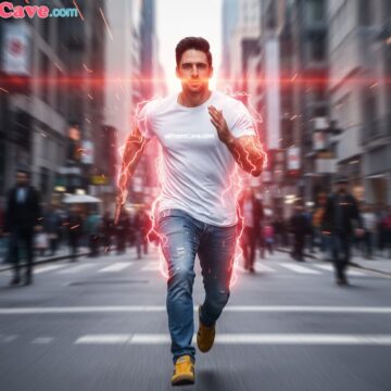 How to Make your Photo as a man sprinting at extreme superhuman speed - Free Ai Prompt