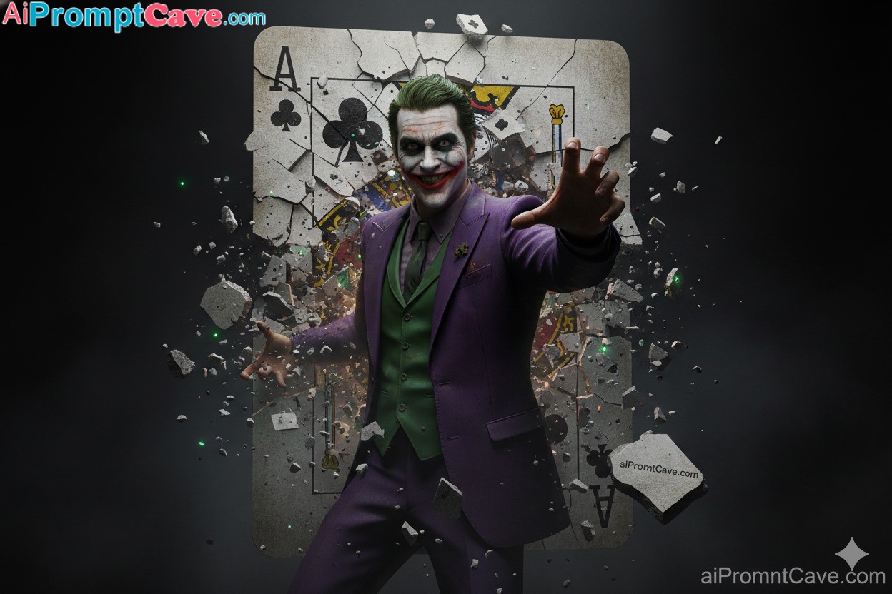 How to Make your Photo looks like a joker - Free Ai Prompt Library