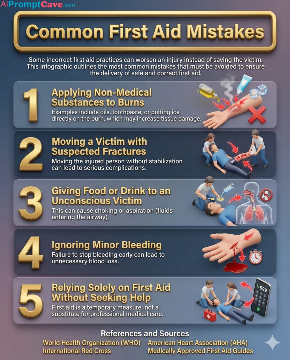 Common First Aid Mistakes Design – Free Ai Prompt Common First Aid Mistakes Design - Free Ai Prompt