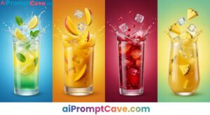 How to Create 3D Fruit Juice Splash Images Marketing Ads - Free Ai Prompt