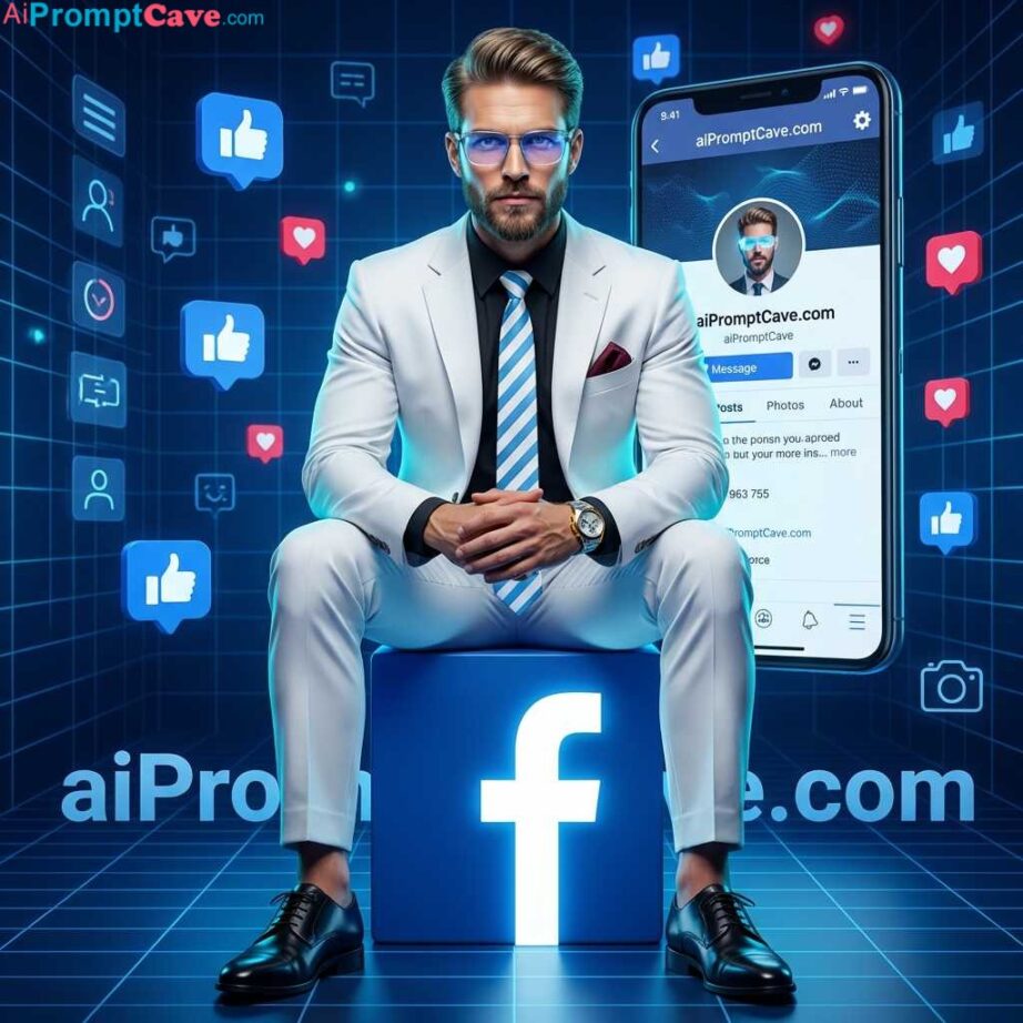 How to Design a Futuristic Digital Identity Portrait with Cyberpunk Lighting and Social Media Influence - Free Ai Prompt