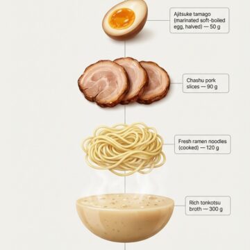 Turn a Ramen Bowl Into a Clean Exploded Recipe View Using a Free AI Prompt