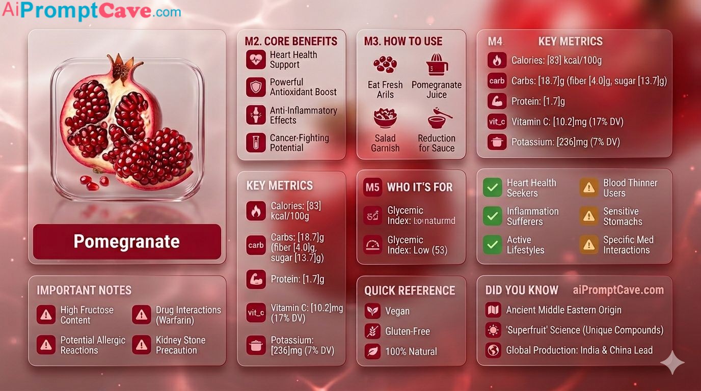 Product infographic Image with 8 Modules - Free Ai Prompt