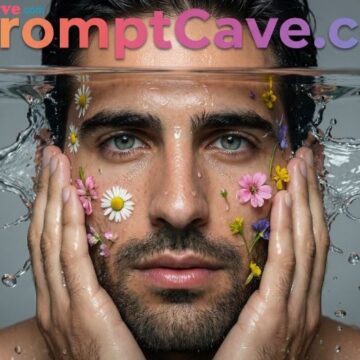 Surreal Water Portrait of Man AI Prompt - Free Ai Prompt