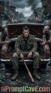 Apocalyptic Zombie Survival Scene AI Prompt - Free Ai Prompt