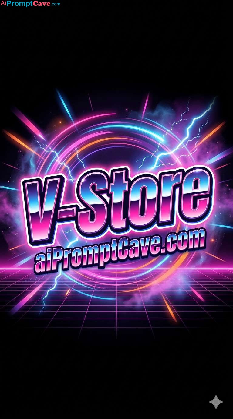 Brand Neon Chrome Retro Poster T-Shirt Design Synthwave Style - Free Ai Image Prompt