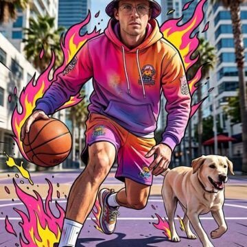 Cartoonize your Image as a Basketball Comic Style - Free Ai Prompt