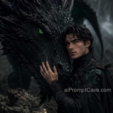Take a Picture with Dominant Calm Dragon Portrait - Free Ai Prompt