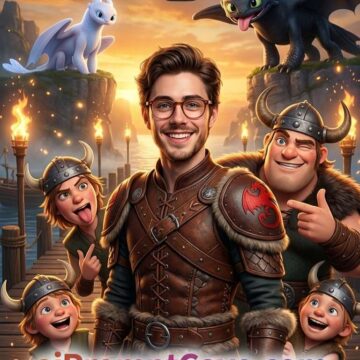 Cinematic Dragon World Movie Poster Prompt - Free Ai Prompt