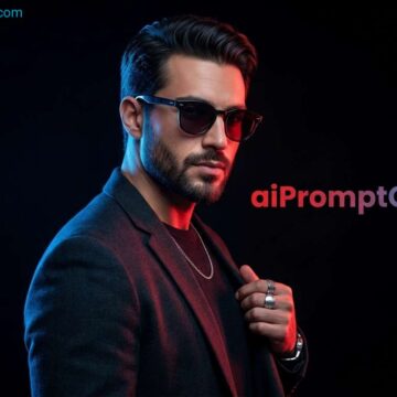 Cinematic Dual Lighting Fashion Man Portrait - Free Ai Prompt