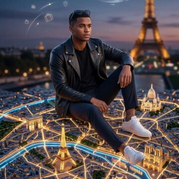 Cinematic Paris 3D Travel Poster Marketing ad Prompt - Free Ai Prompt