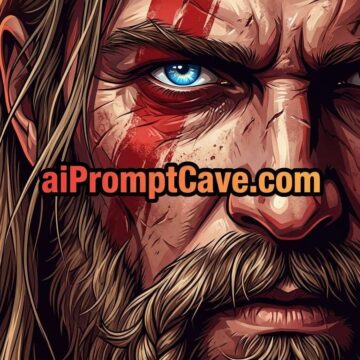 Epic Norse Warrior Close-Up Portrait Prompt - Free Ai Prompt