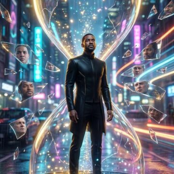 Futuristic Cinematic Hourglass Time Scene - Free Ai Prompt