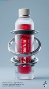 Futuristic PulseCharge Serum Product Photography Prompt - Free Ai Image Prompt