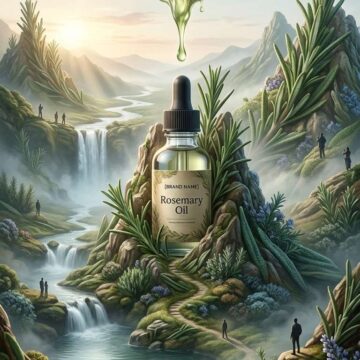 How To Cinematic Ingredient Landscape Product Ad - Rosemary Oil - Free Ai Prompt