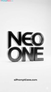 How To Create 3D Chrome Logo Minimal White Studio Render - Free Ai Prompt