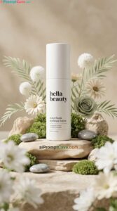 How To Design Luxury Skincare Product Botanical Ad - Free Ai Prompt