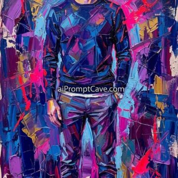 How To Turn your Photo into Abstract Expressionist Oil Painting - Free Ai Prompt