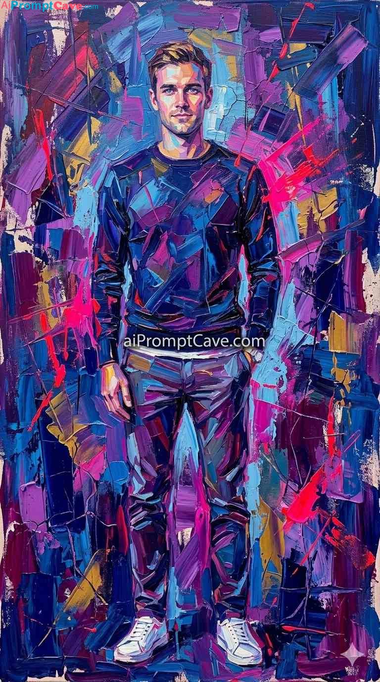 How To Turn your Photo into Abstract Expressionist Oil Painting - Free Ai Prompt