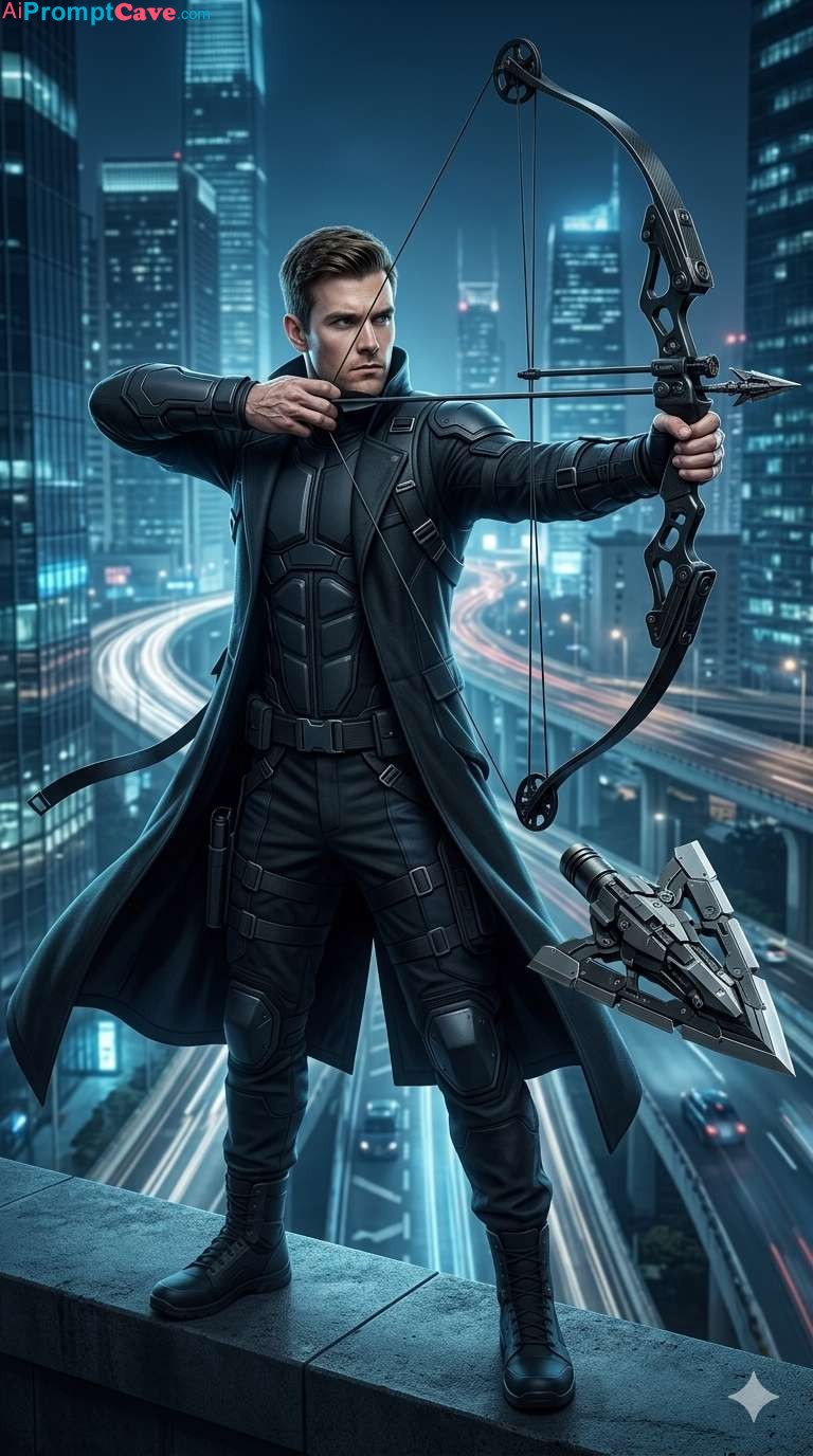 How to Be a Cinematic Archer Superhero – Free Ai Prompt How to Be a Cinematic Archer Superhero - Free Ai Prompt