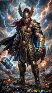 How to Be a Dark Fantasy Male Warrior Cinematic Portrait - Free Ai Prompt