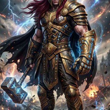 How to Be a Dark Fantasy Male Warrior Cinematic Portrait - Free Ai Prompt