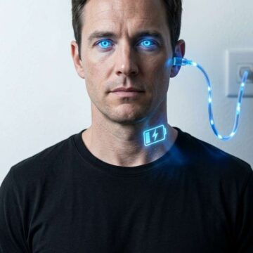 How to Be a Futuristic Charging Man Design - Free Ai Prompt