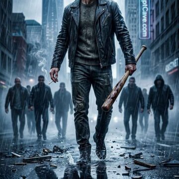 How to Be in Cinematic Gangster Wolf Transformation Storm - Free Ai Prompt