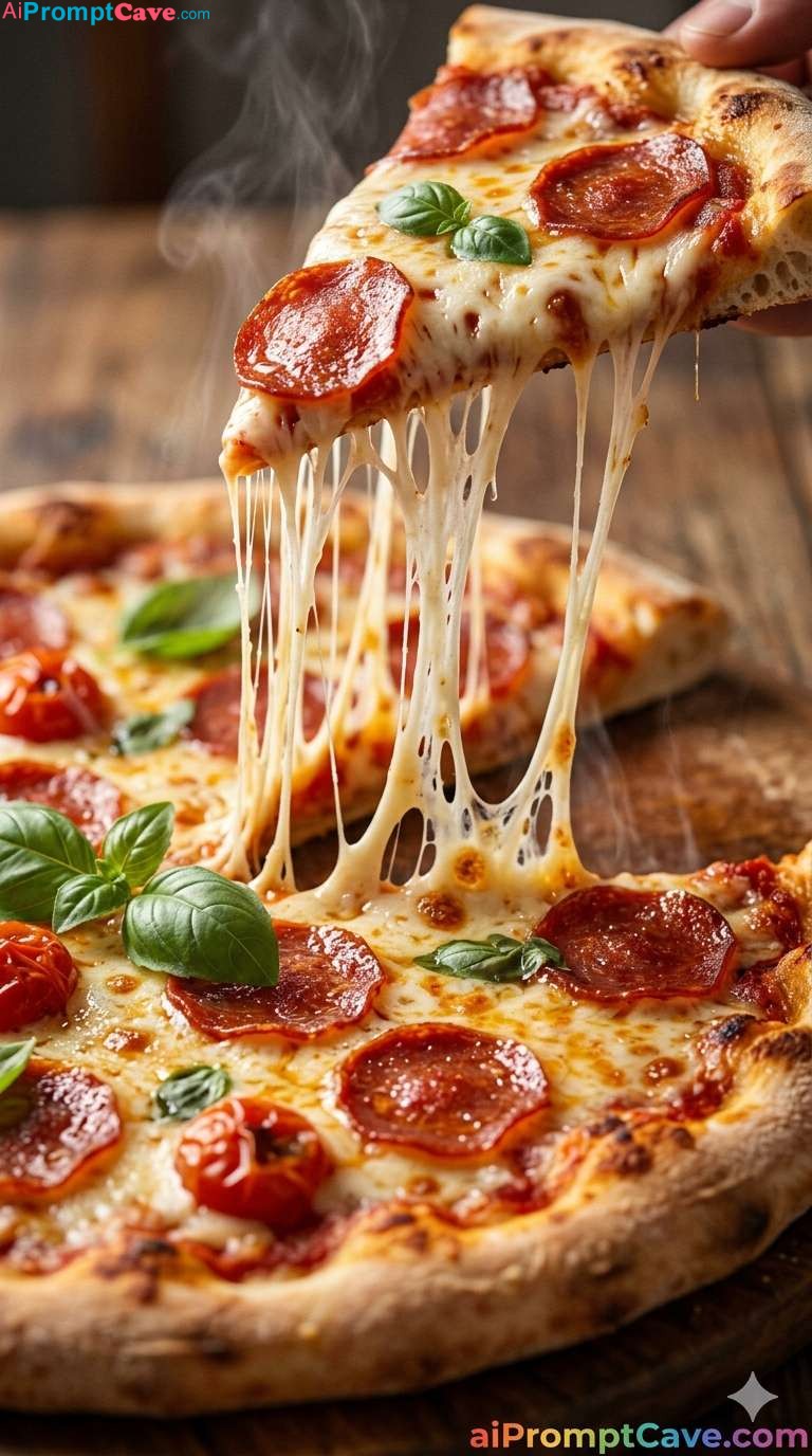 How to Cinematic Melting Pizza Close-Up - Free Ai Prompt