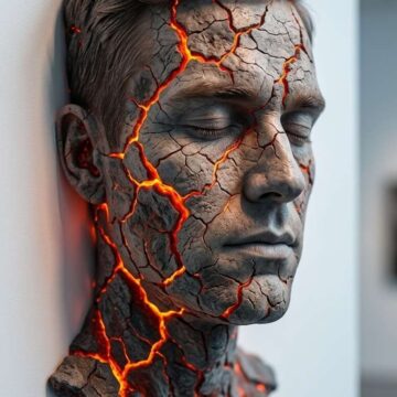 How to Convert your Photo into Volcanic Lava Sculpture Portrait - Free Ai Prompt