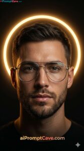 How to Create a Cinematic Portrait Golden Halo - Free Ai Prompt