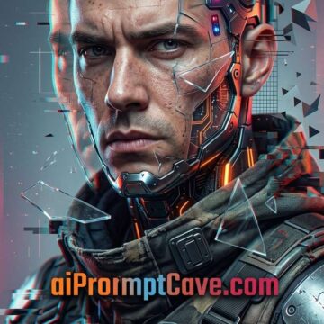 How to Design Cyberpunk Glitch Futuristic Portrait - Free Ai Prompt