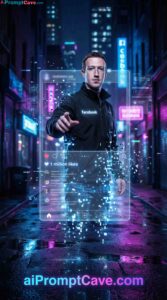 How to Design Cyberpunk Social Media Interface of your Profile Picture - Free Ai Prompt