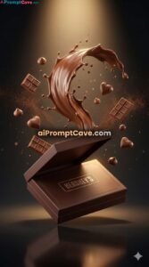 How to Design Hershey Chocolate Cinematic Luxury Ad - Free Ai Prompt