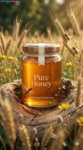 How to Design Marketing Ad of Luxury Honey Jar Product Shot - Free Ai Prompt