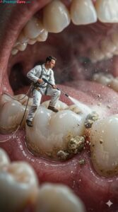 How to Design Mini Dentist Cleaning Giant Tooth - Marketing Ad for Dental Clinic - Free Ai Prompt How to Design Mini Dentist Cleaning Giant Tooth - Marketing Ad for Dental Clinic - Free Ai Prompt