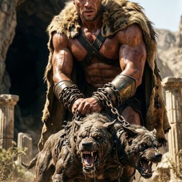 How to Make Hercules vs Cerberus Cinematic Battle Poster - Free Ai Prompt