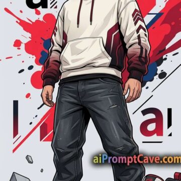 How to Make Urban Streetwear Illustration Man Design - Free Ai Prompt