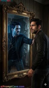 How to Portrait your Image as Evil Mirror Reflection Horror Scene - Free Ai Prompt