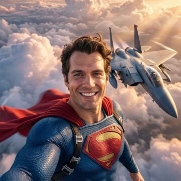How to Prompt Superman Selfie Fighter Jet Flight - Free Ai Prompt